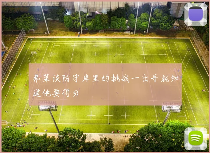 弗莱谈防守库里的挑战一出手就知道他要得分
